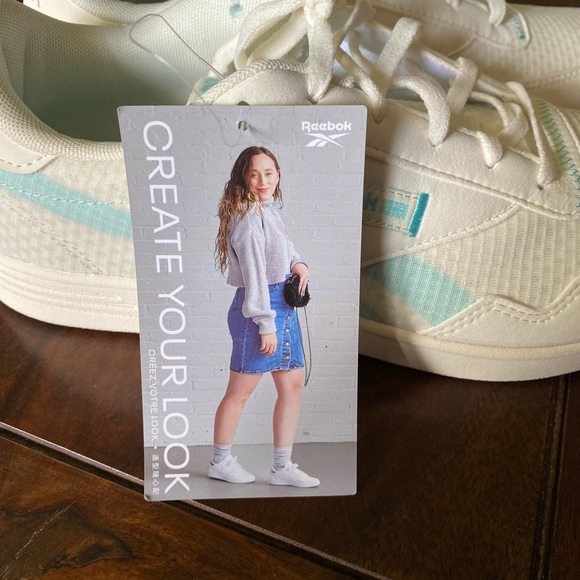REEBOK SZ 10 Classic Club Teal Athletic Sneaker … - Picture 5 of 7